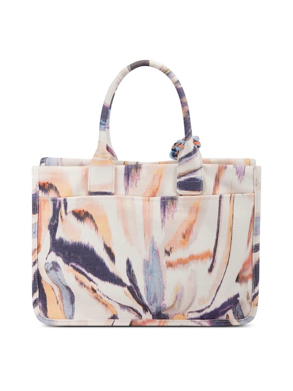 Vince Camuto Pastel Watercolor Print Canvas Tote